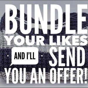 Bundle your likes and I’ll send you an offer!